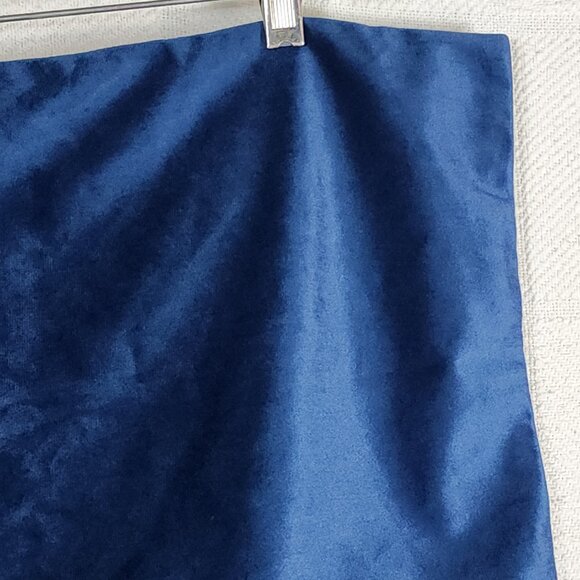 Wayimpress Electric Blue Soft Poly Velvet 12"x20” Throw Pillow Covers Set of 2 - Picture 8 of 16